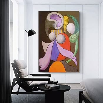 Amazon.co.jp: Pablo Picassoパブロ・ピカソ《 花と女性