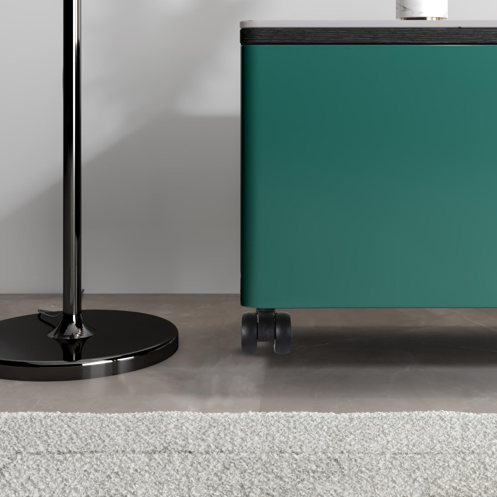 5 Ruedas Giratorias y Silenciosas para Silla de Oficina Gaming