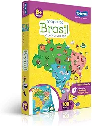 Toyster - Quebra-Cabeça: Mapa do Brasil - 100 peças