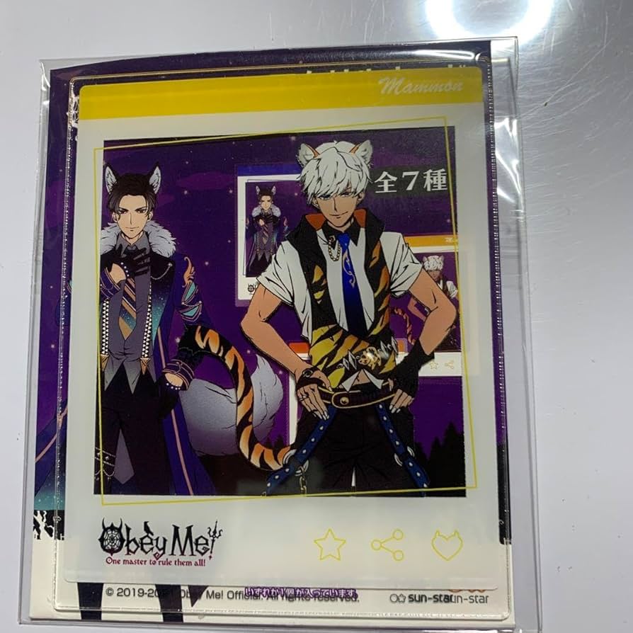 おべいみー　マモン　チェキ7枚　ボイスカード　アクリルカード　缶バッジ　アクキー おべいみー マモン チェキ7枚 ボイスカード アクリルカード 缶