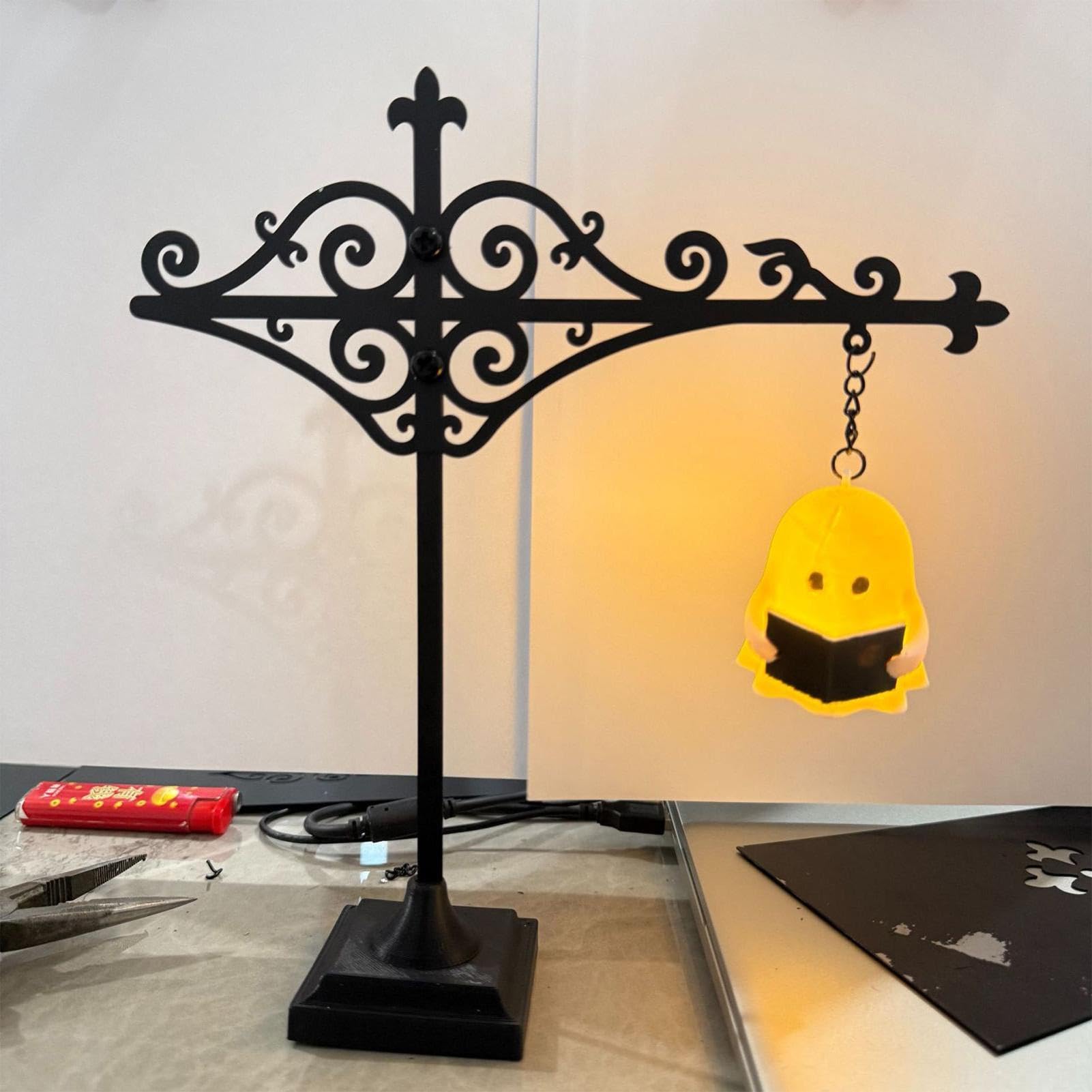 Lanterna per biblioteca, illuminazione artistica