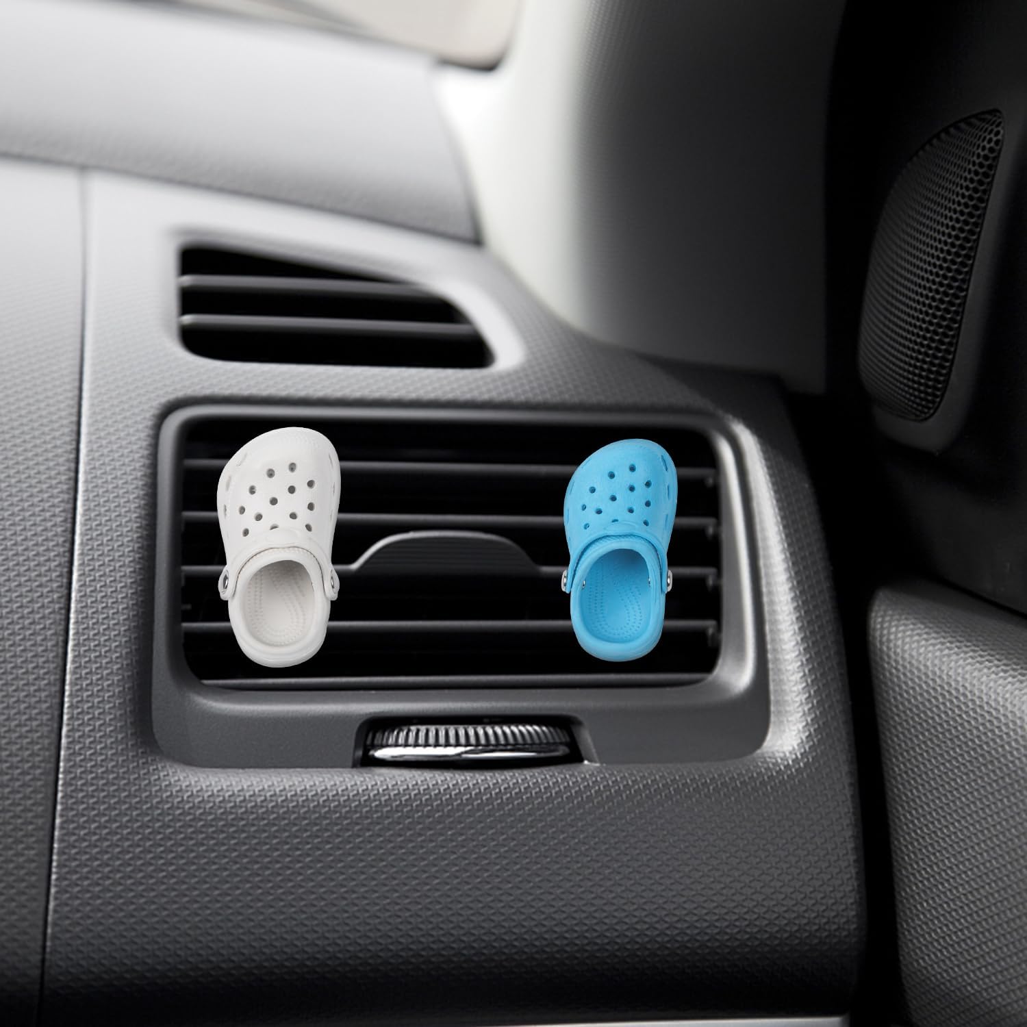 Nachfüllbarer Auto-Lufterfrischer für Damen, 4 Stück, lustiger Auto-Lufterfrischer, Lüftungs-Clips, Zubehör, niedlich für das Auto (12 Stück Duftpads)