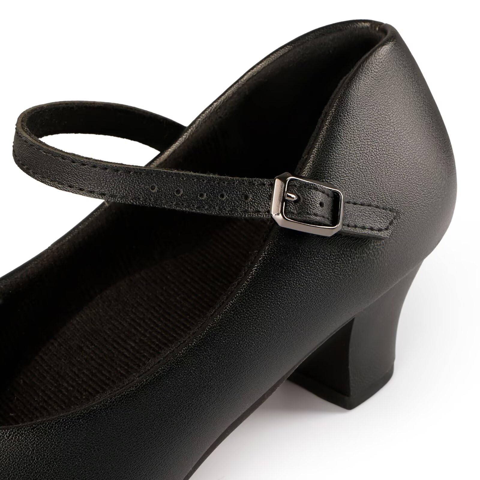 Knöchelriemen, Charakter-Schuhe, 3,9 cm, Ballsaal, Tanzschuhe für Damen, Tanzen, Latin Salsa
