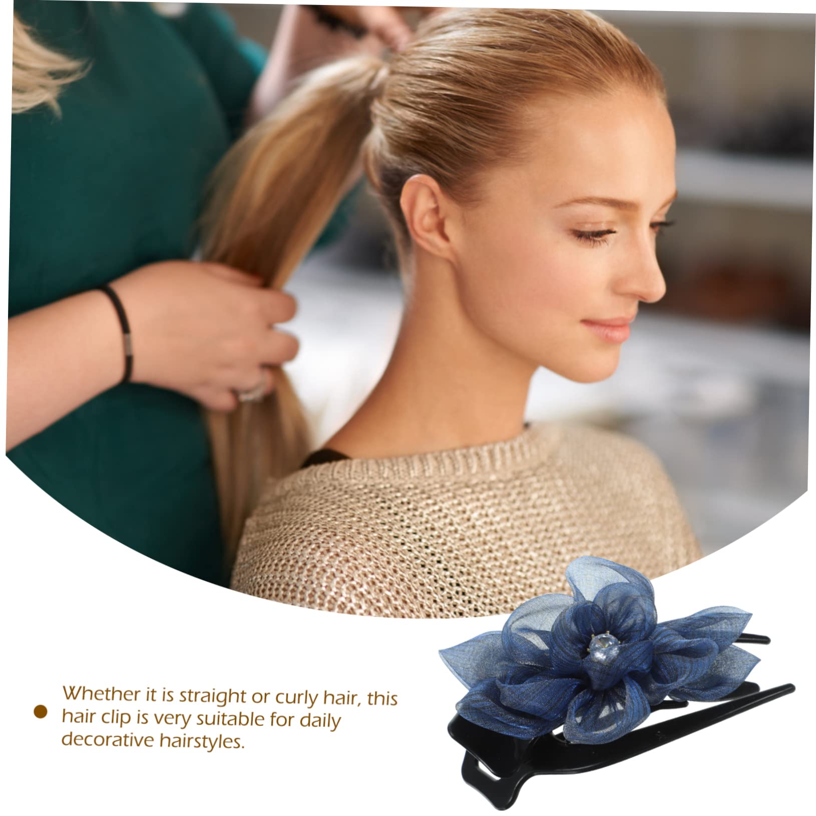 PartyKindom Flat Claw Clips for Women Hair Clips for Styling Sectioning Hair Decorations