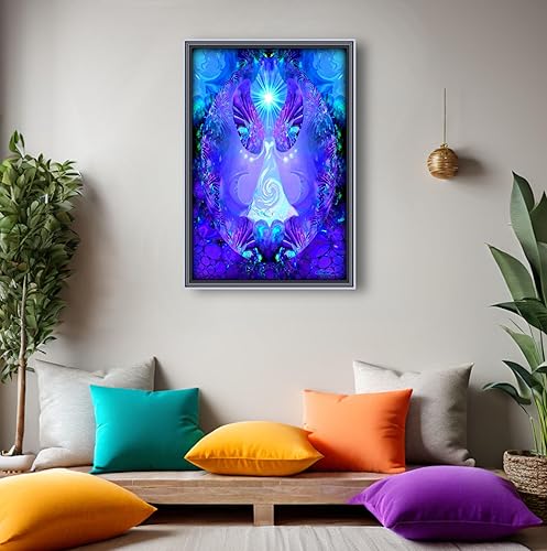 Miniatura 5 de Violet Fairy Fantasy Art Photo Print, Unframed Energy Wall Decor in Violet called Hope