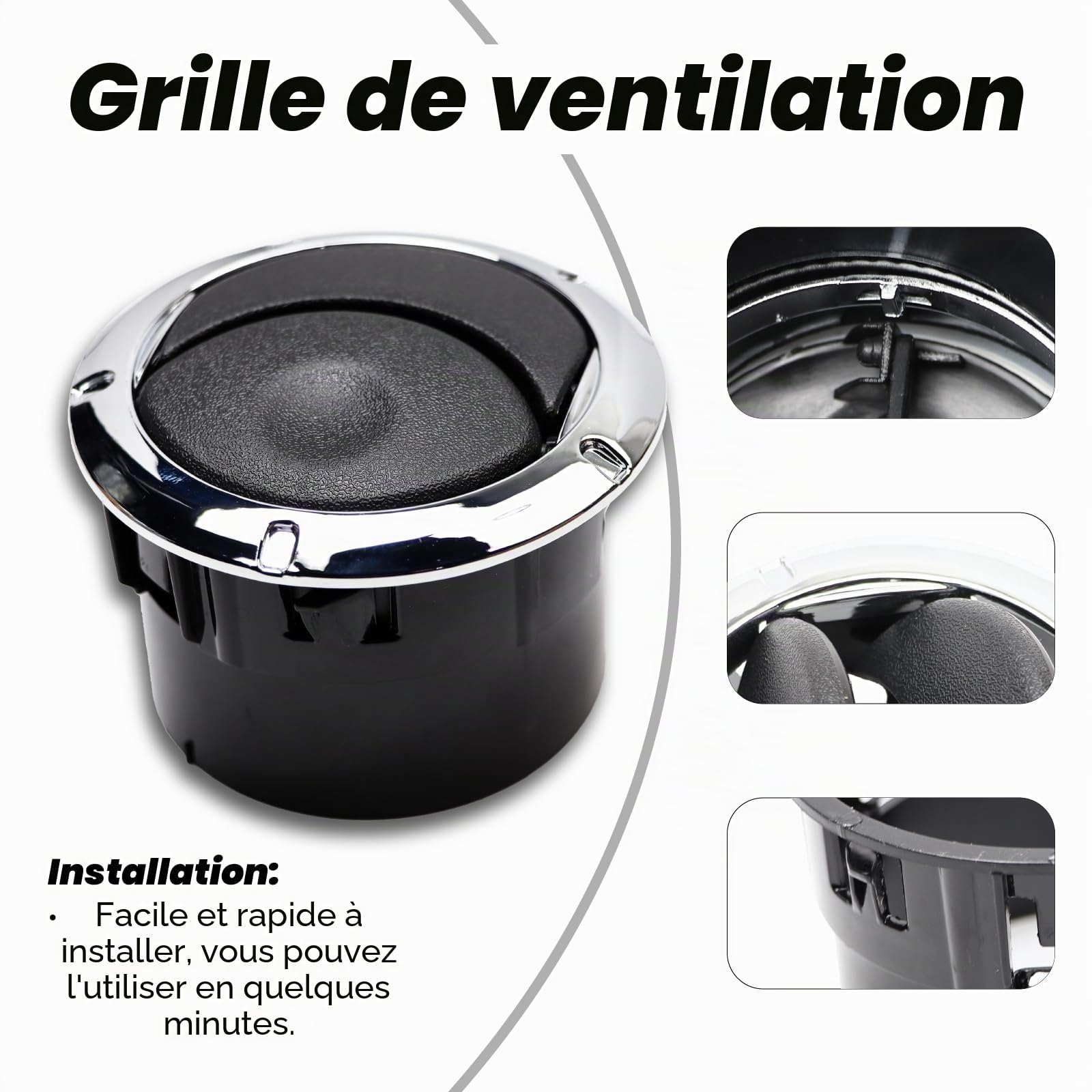 Grilles d'aération pour Dacia Duster Sandero Lodgy Logan Master 3 Movano B NV400 8200532316 8200464605 8200212480