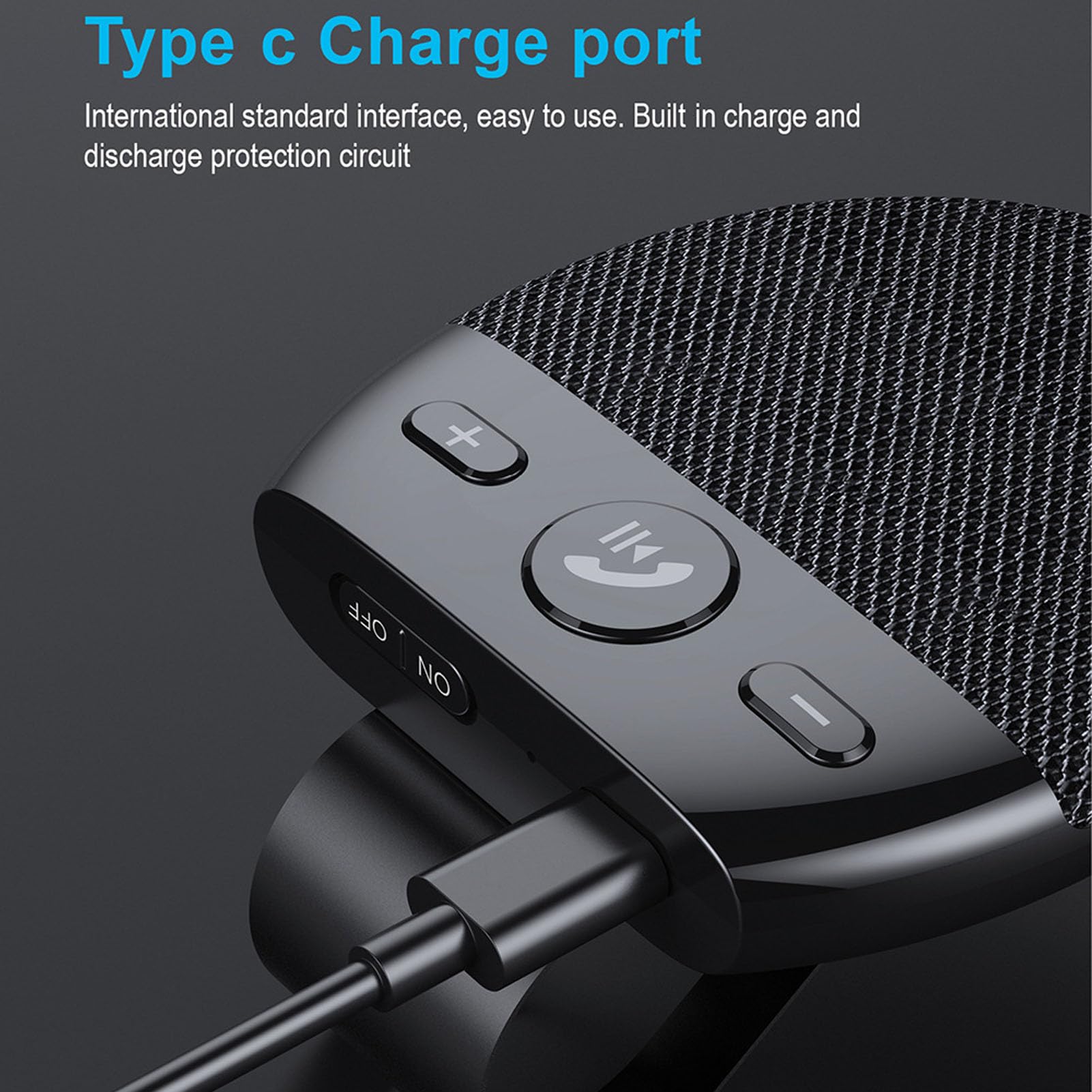 Kit Mains Librespour Voiture, Appel HD, Navigation Vocale, Lecteur MP3 pour Téléphone Portable de Voiture, Utilisation Multifonctionnelle