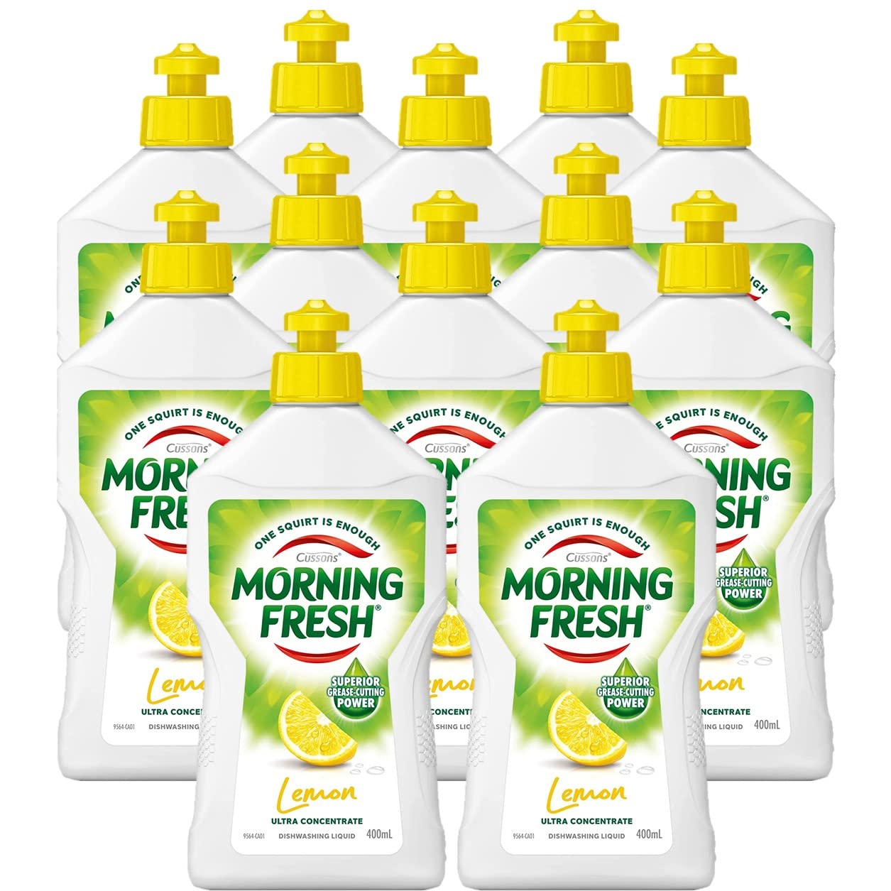 Morning Fresh Lemon Dishwashing Liquid 400 ml (Pack of 12)