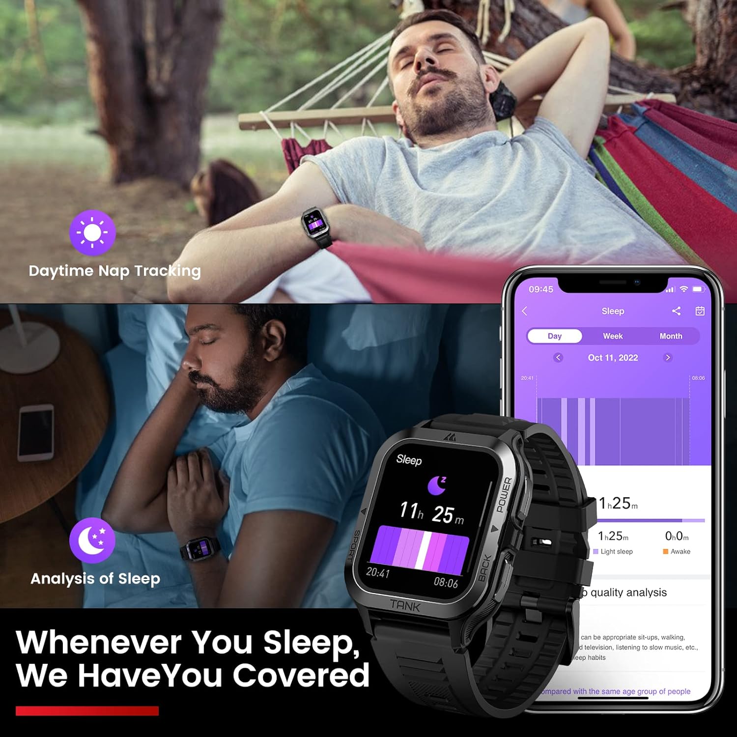 KOSPET Smartwatch Uomo Militare, 60 Giorni di Batteria Extra-Lunga, Smart Watch Militare Robusto/50M Impermeabile, Bluetooth (Risposta/Chiamate), 1.85HD Display, AI Voice Assistant 24H Sleep Monitor KOSPET Smartwatch Uomo Militare, 60 Giorni di Batteria Extra-Lunga, Smart Watch Militare Robusto/50M Impermeabile, Bluetooth (Risposta/Chiamate), 1.85HD Display, AI Voice Assistant 24H Sleep Monitor