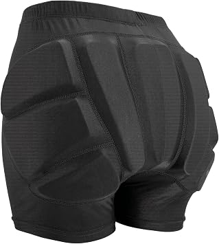 Kids Butt Pad Shorts, Child Hip Protection Pads,Tailbone Protective Padded Short Pants for Snowboarding Hockey Roller Skating