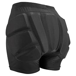 Kids Butt Pad Shorts, Child Hip Protection Pads,Tailbone Protective Padded Short Pants for Snowboarding Hockey Roller Skating