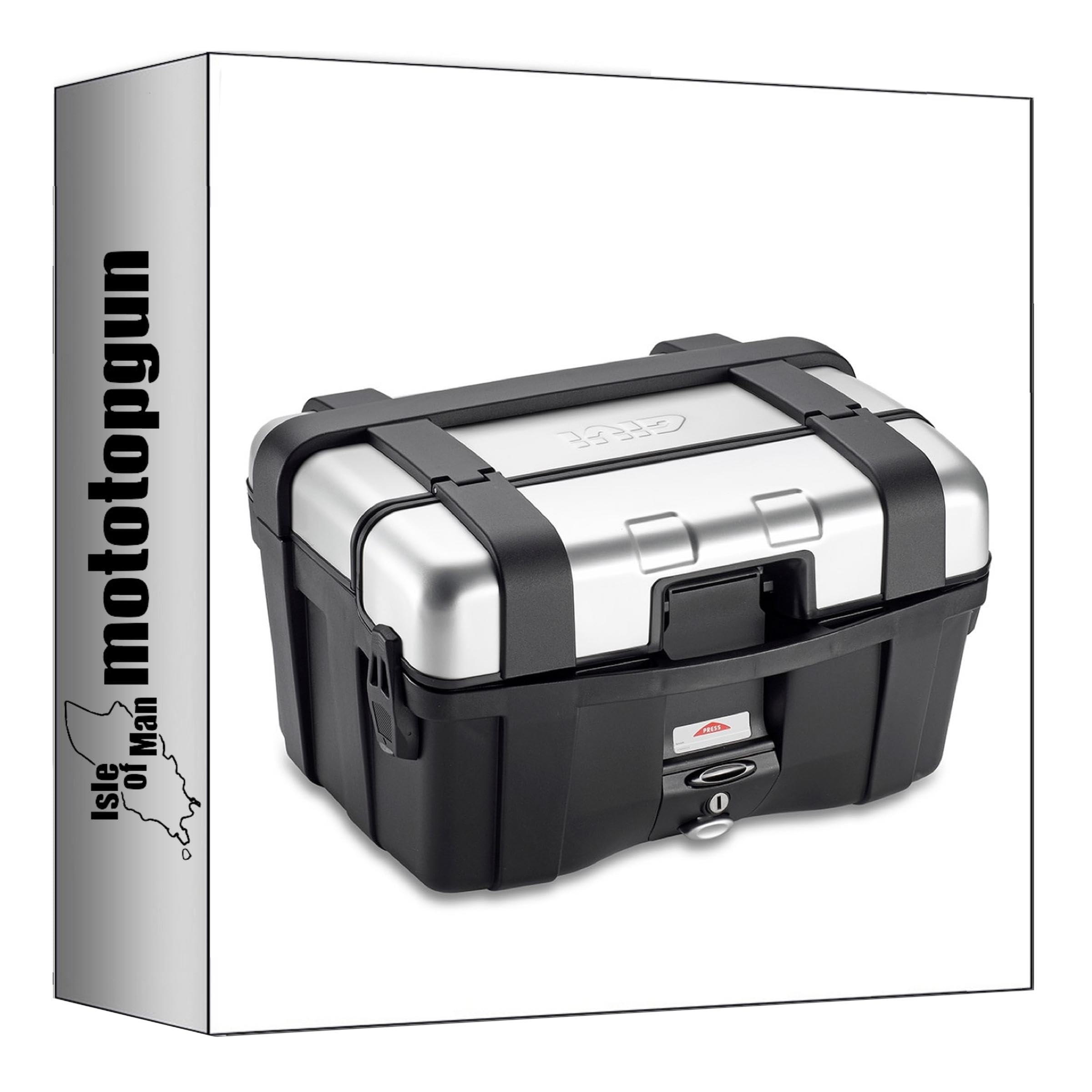 givi motorradkoffer trk46n monokey trekker aluminium 46 lt mototopgun trk46n