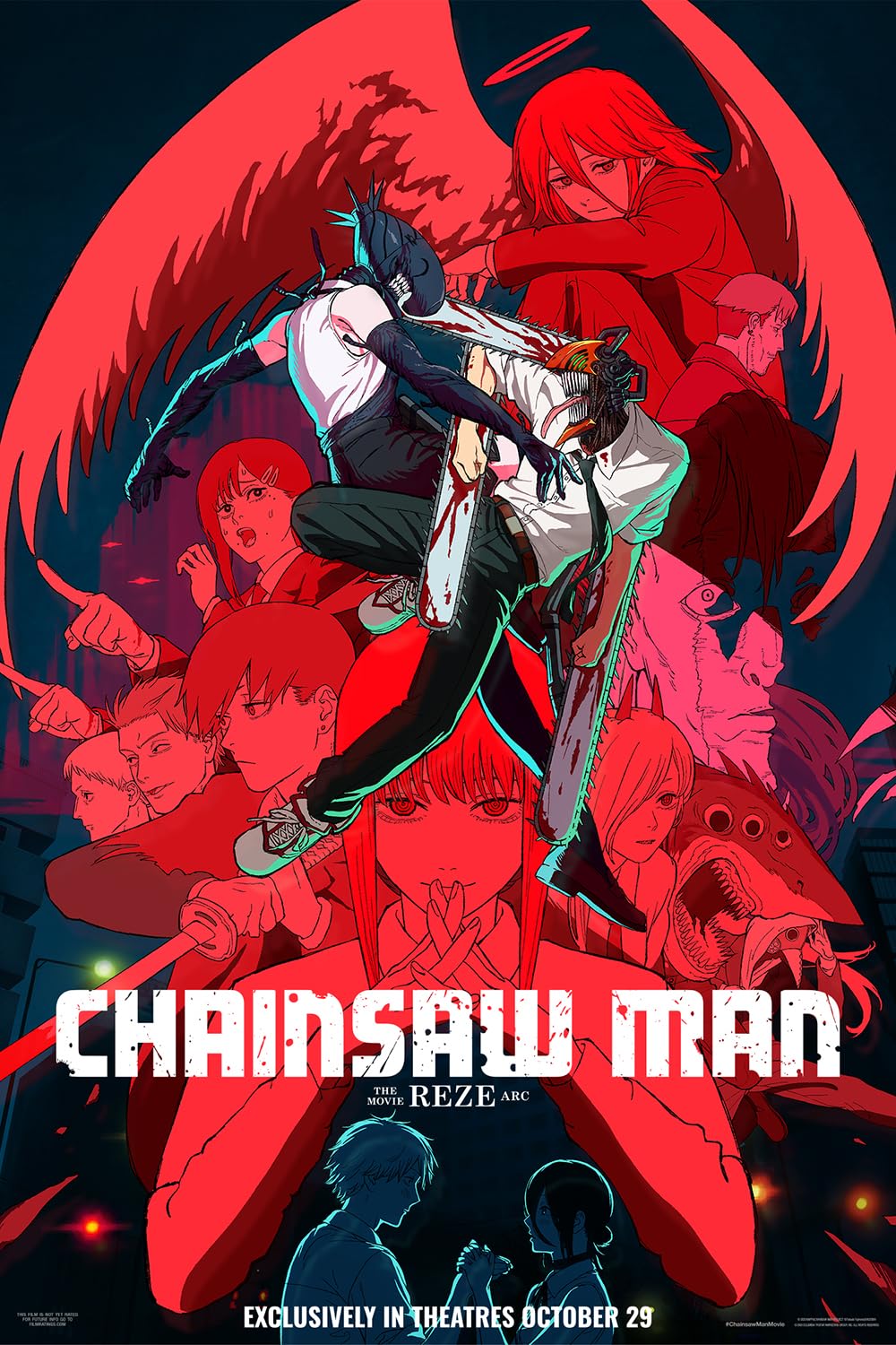 Chainsaw Man - The Movie: Reze Arc 2025 Movie Posters for Boys & Girls Bedroom Decor Wall Art Print Gift Poster 16x24