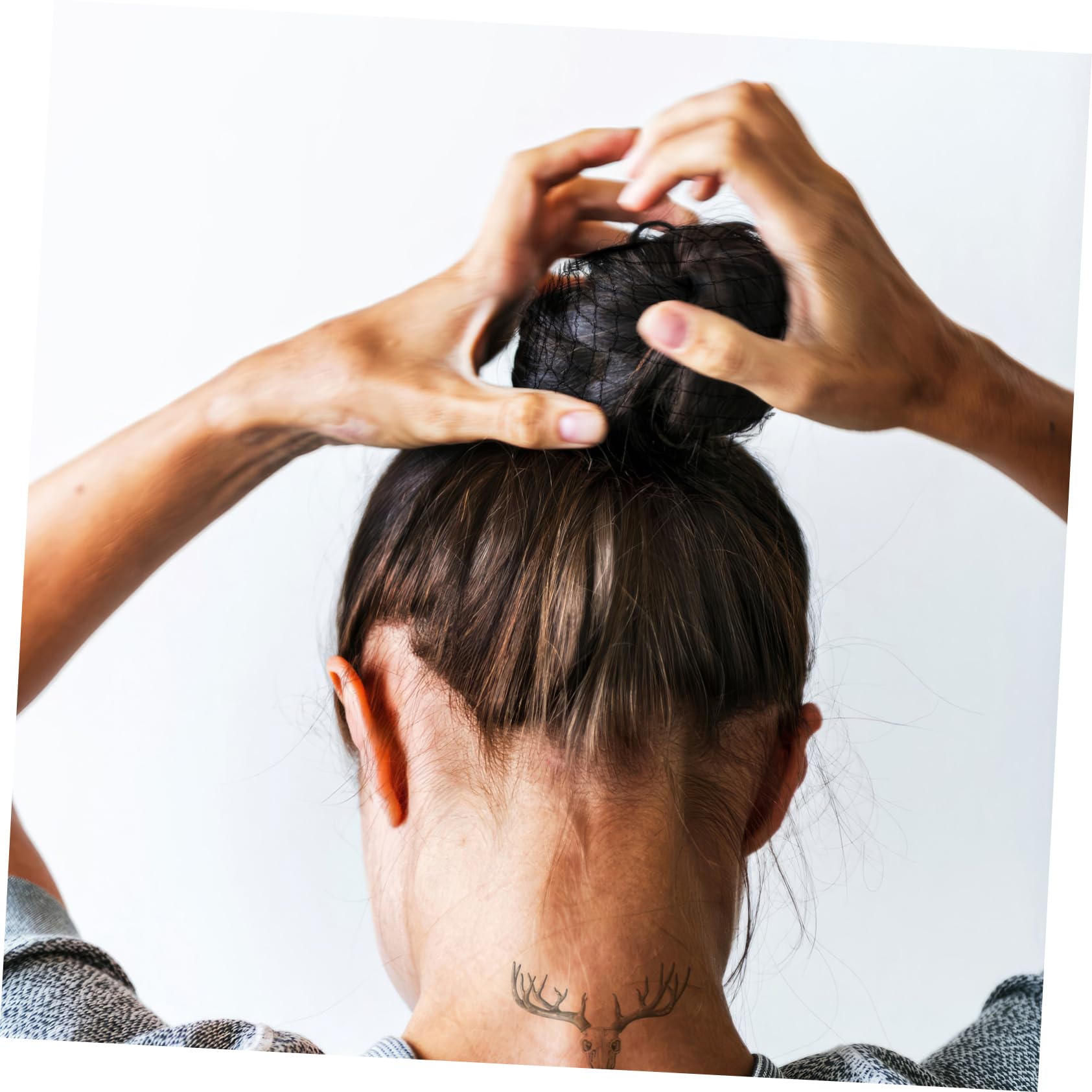 Housoutil Feines Haarnetz 500 STK Perücken Haarnetze Einweg-stirnbänder Schlafendes Mesh-Taschen Stirnbänder Für Männer Mesh Unsichtbares Weben Stirnband Langsieb