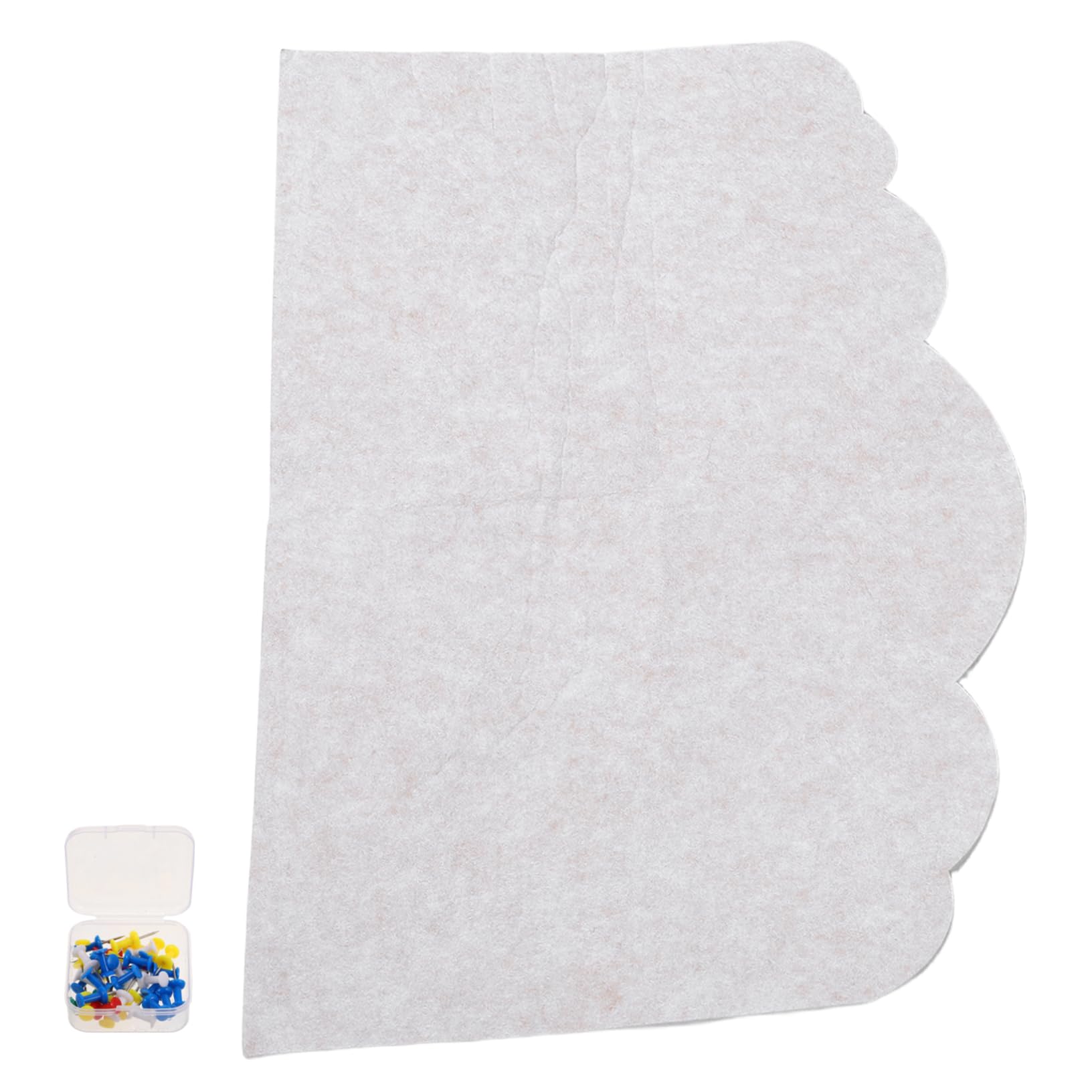 Housoutil Felt Photo Display Board Self Adhesive Picture Organizer for Stylish Wall Decor Living Room Bedroom Removable Reusable Felt Memo Frame for Photos and Memos Light Color