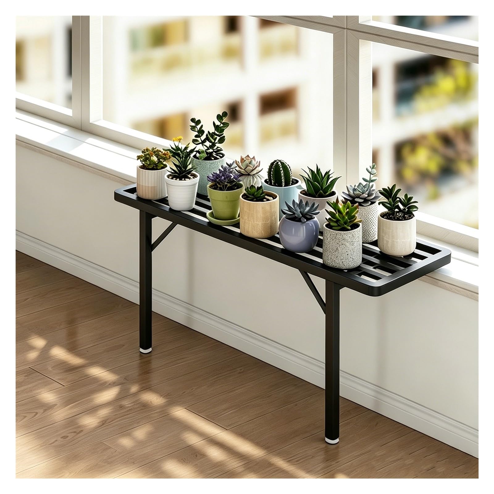 Extensor de alféizar de 120cm para decorar ventanas con plantas y libros