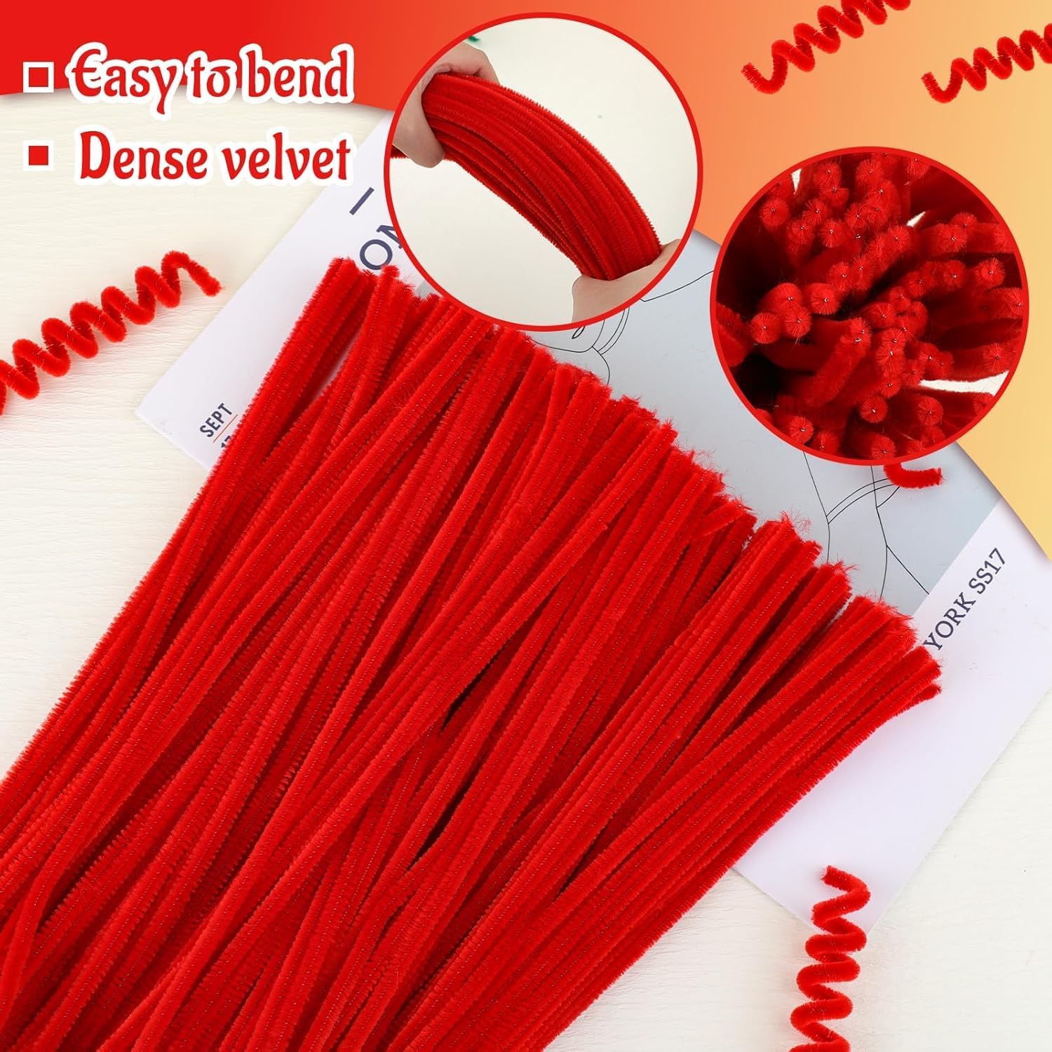 Bolt Bee Pipe Cleaners - Pastel Craft Set (100pcs) -5