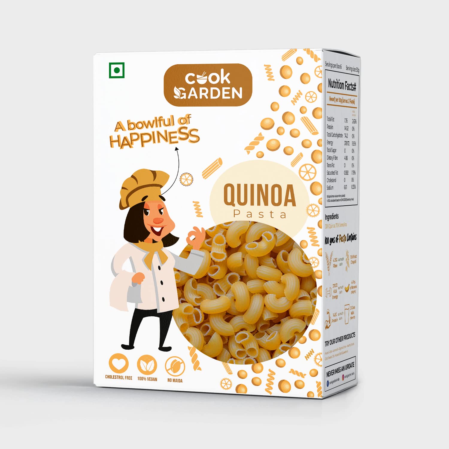 See full amazon price history chart for CookGarden Quinoa Macaroni Pasta 300g | No Maida | Rich in Calcium & Protein | Healthy Breakfast CookGarden Quinoa Macaroni Pasta 300g | No Maida | Rich in Calcium & Protein | Healthy Breakfast (B0C4Z14RFK) Amazon Price History, Amazon Price Tracker