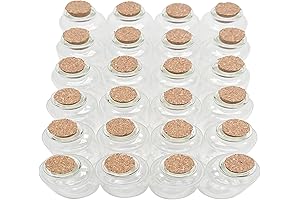 Axe Sickle Wishing Bottles 30mL Cute Tiny Glass Bottles with Charming Corks