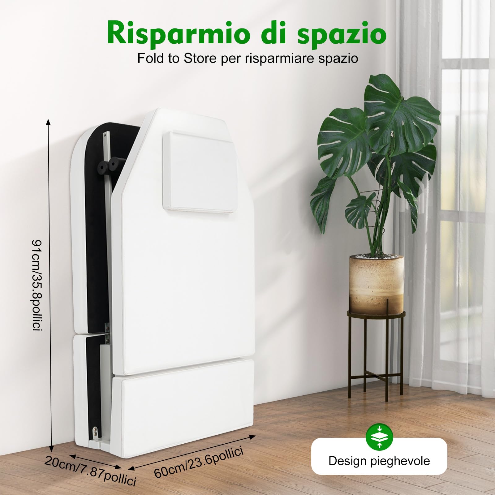 Camilla de masaje portátil plegable con 3 zonas con reposacabezas, mesa de masaje ajustable de acero, capacidad de carga 250 kg, para spa salón de belleza tatuaje, cama plegable (blanco)