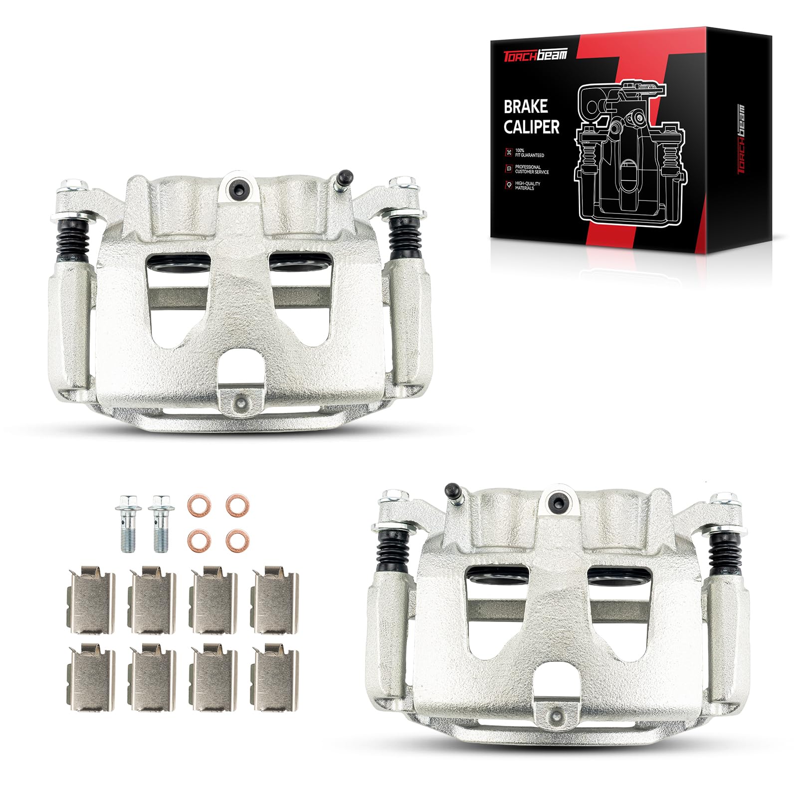 Torchbeam Rear Brake Calipers Set Ford F-250 Super Duty 2013-2022