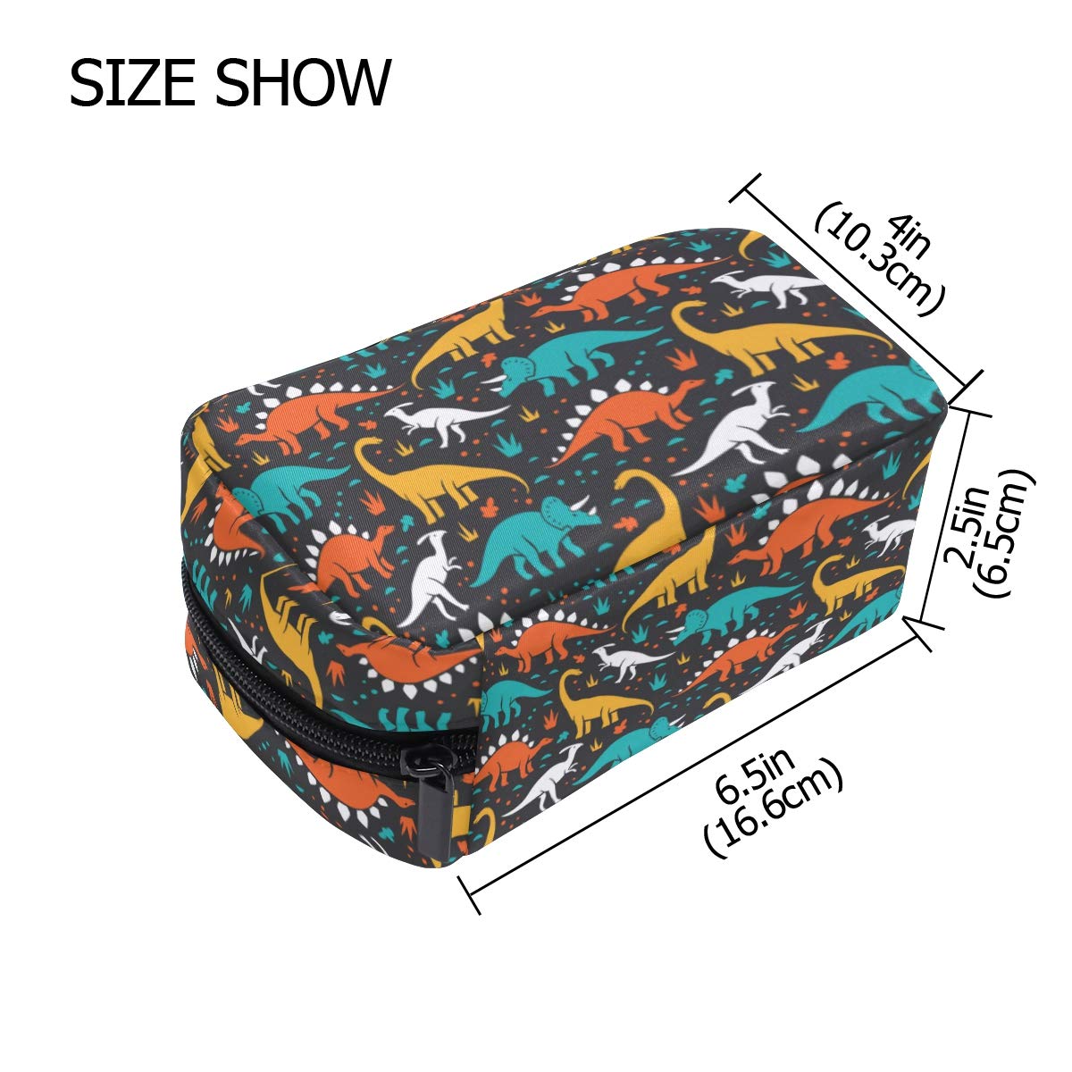 Trousse Trucchi Teschio Dinosauro - Organizer Da Viaggio Per Ragazze