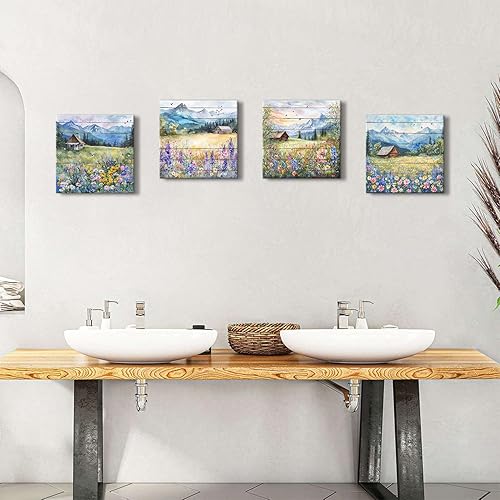 Miniatura 118 de Arte de pared de naturaleza con plantas verdes, decoración de pared de hojas botánicas tropicales, impresiones en lienzo para dormitorio, Hoja