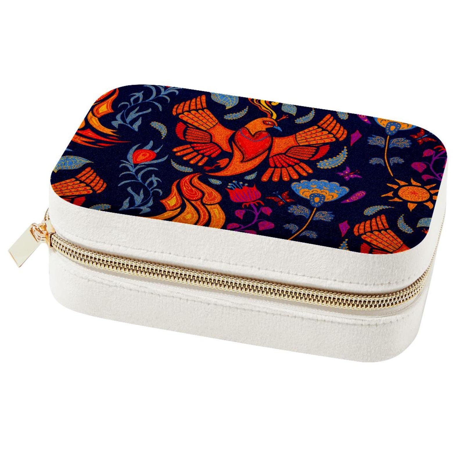 Boîte à bijoux Firebird fleurs bleues le cadeau idéal pour femmes et filles