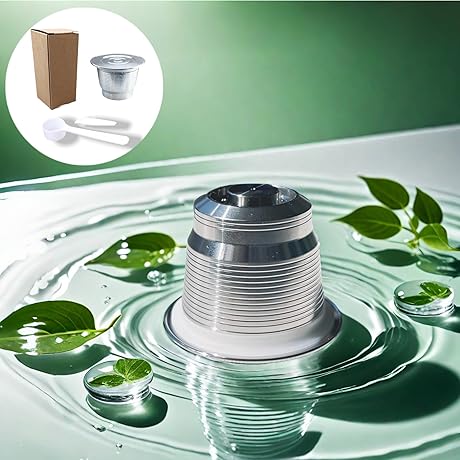 Stainless Steel Reusable Coffee Capsules for Nespresso Original Machines (1 Pack)