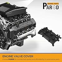 Vista 2 de PAROD Tapa de válvula de motor con junta L4 2.5L para Nissan Altima 2007-2013, Rogue 2008-2013, Rogue Select 2014-2015, Sentra 2007-2012, reemplazo