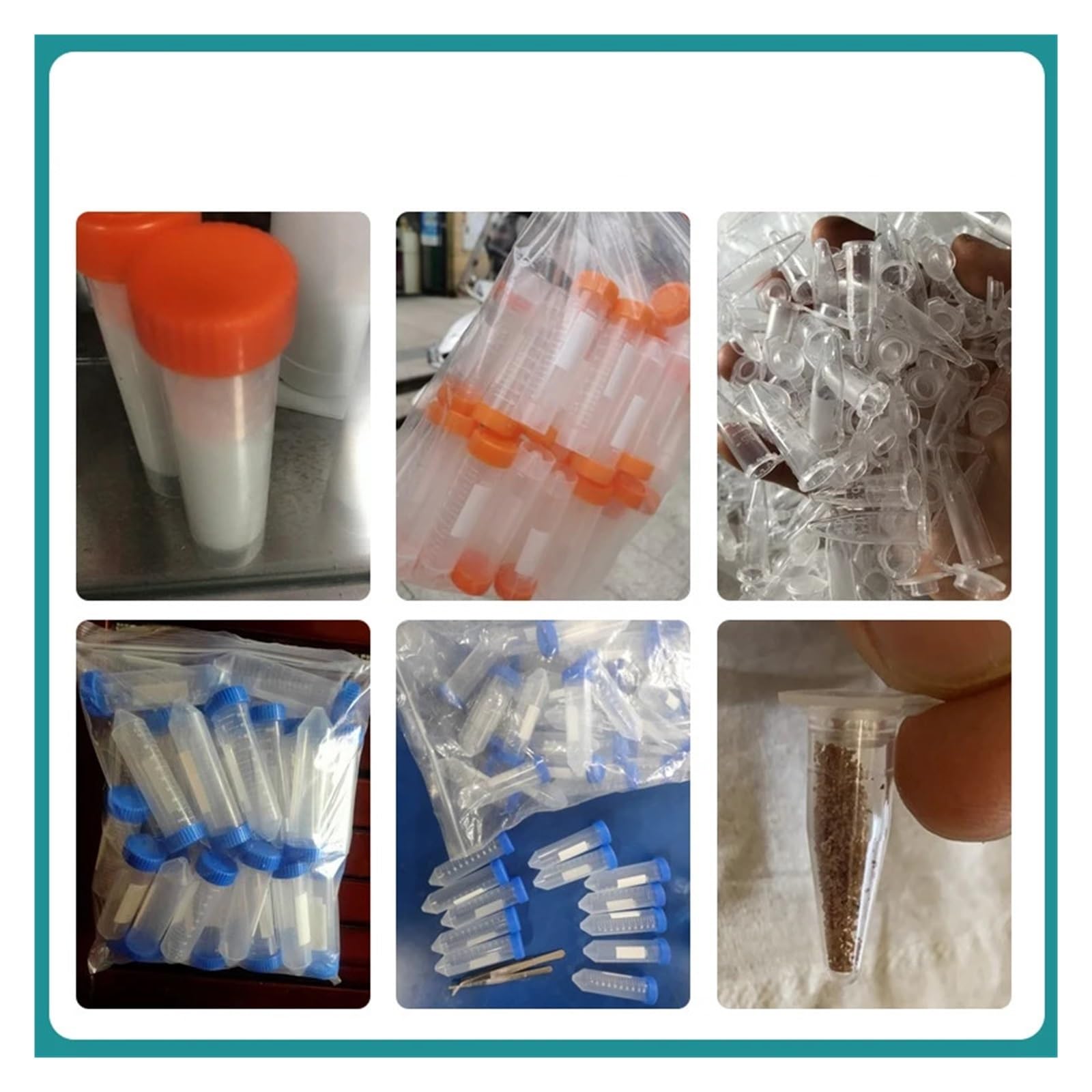 yingyingjia Miniaturowa plastikowa probówka wirówkowa z podziałką 0,2 ml 0,5 ml 1,5 ml 2 ml 10 ml 15 ml 50 ml Probówka do PCR Probówka PRP Probówka testowa Probówki wirówkowe do osocza(1.5ml)
