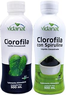 Vidanat Liquid Chlorophyll with Spirulina (2 Bottles)