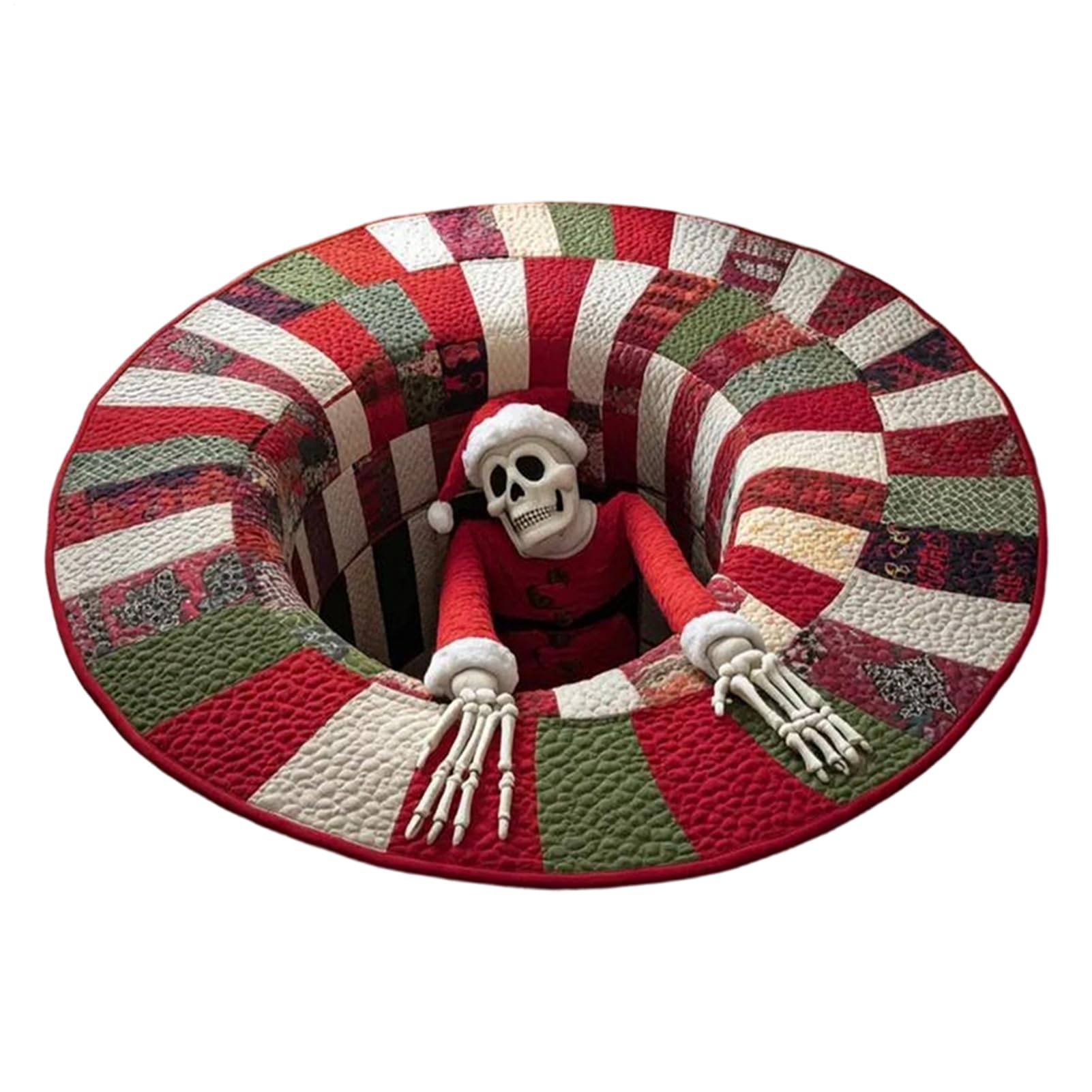 Tapis décoratif de Noël en relief pour éliminer la grisaille hivernale