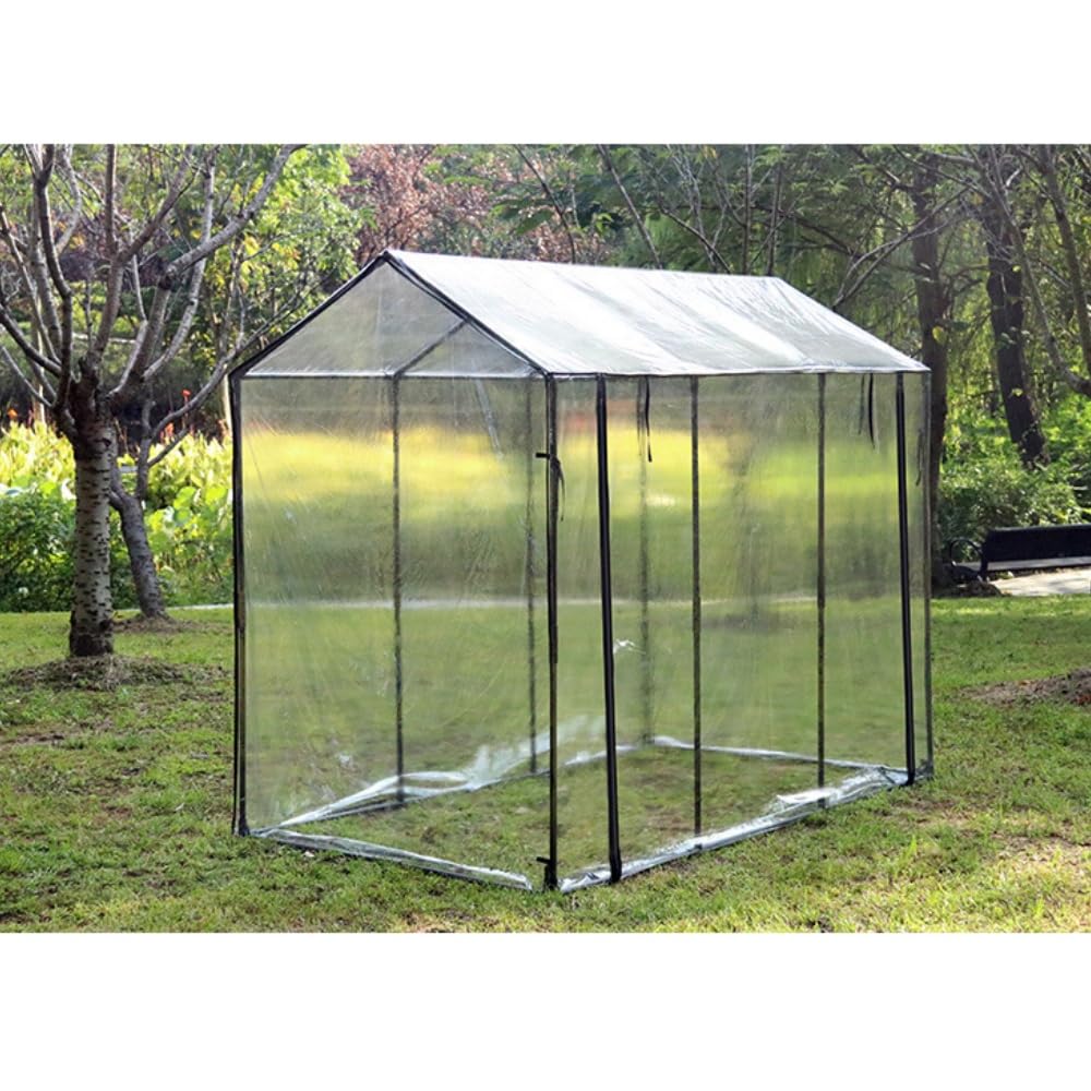 Amazon.co.jp: Volleboビニールハウス 骨組み 花園温室 小型 家庭用