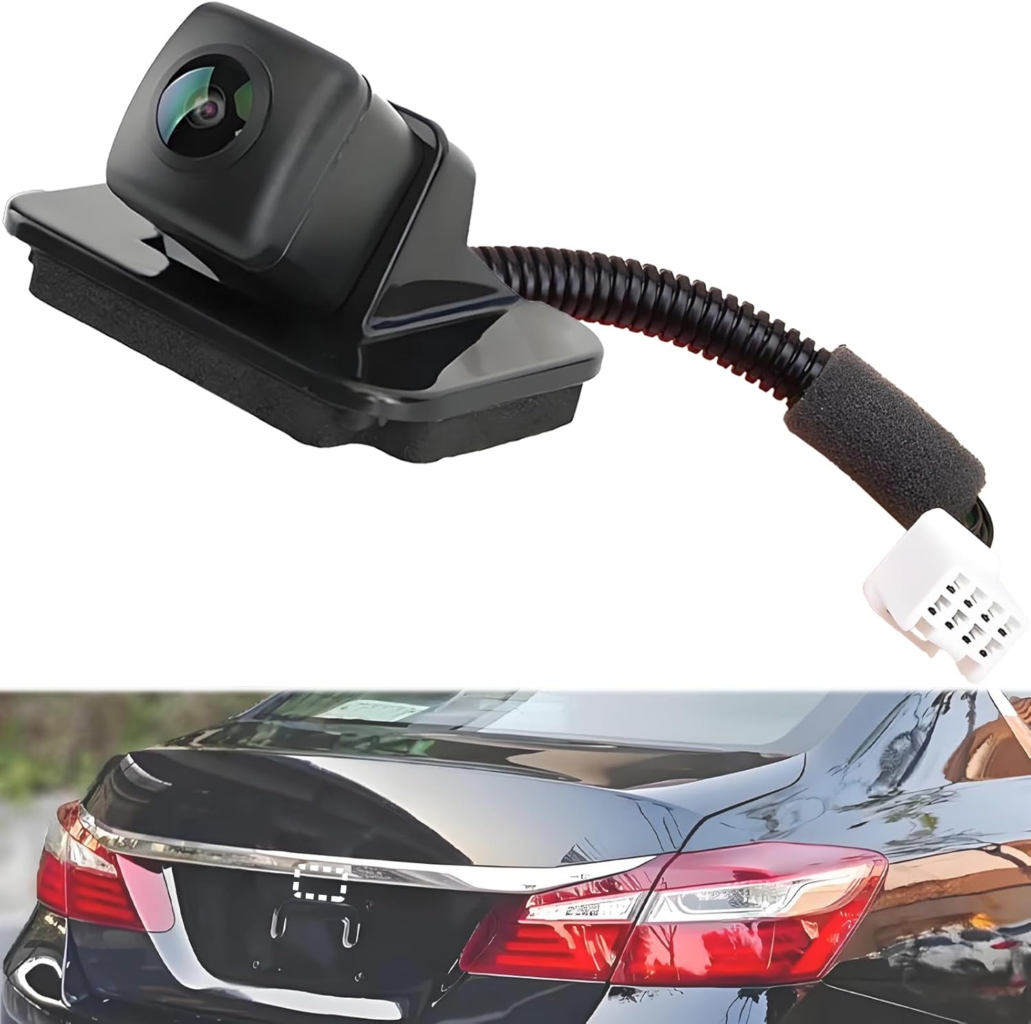 Backup Camera for 2014 2015 2016 2017 Honda Accord Sedan EX-L Touring, Rear View Reverse Camera Parking Assist Camera Replacement, 39530-T2A-A21 39530-T2A-A31 39530-T2A-U110-M2 39530-T2A-U21 590-440