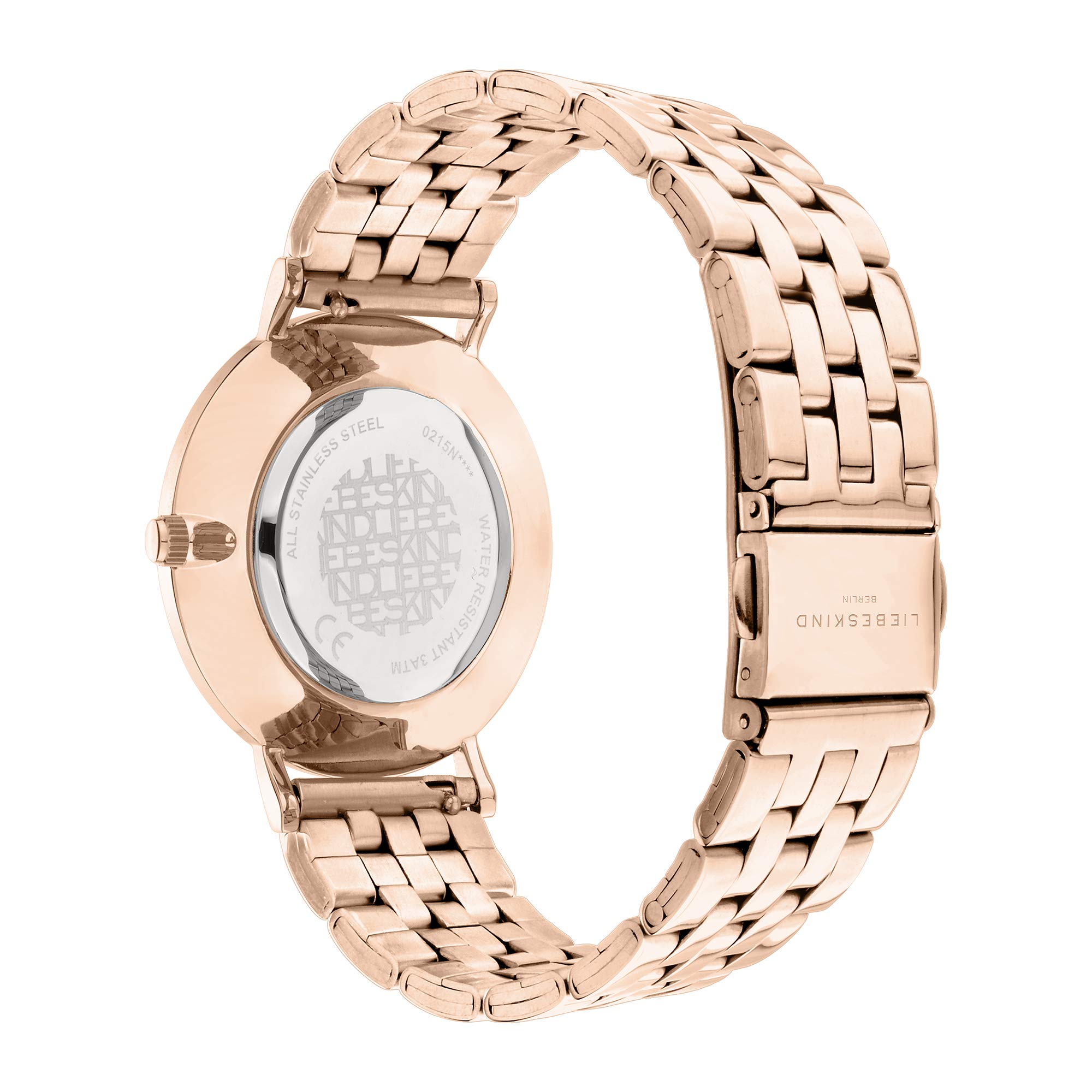 Liebeskind Damen Analog Quarz Uhr mit Edelstahl Armband LT-0211-MQ