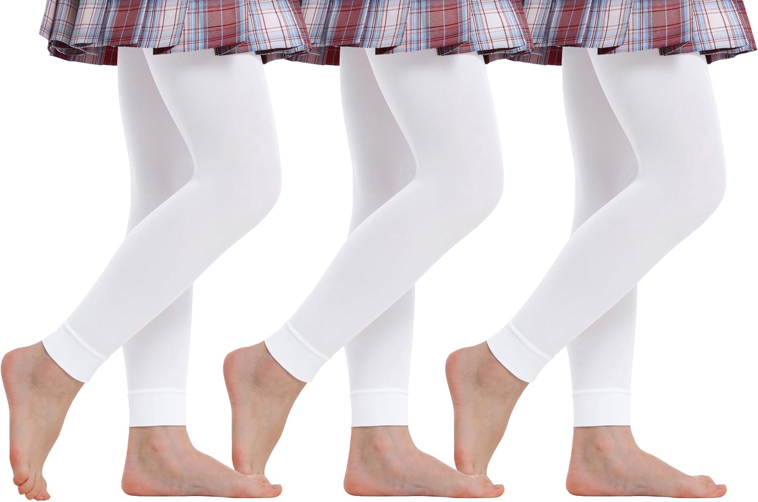 Girls Footless Tights for Dance Ballet Ultra Soft Leggings for Toddler Gymnastics Students Children Stockings