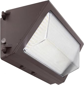 Maxlite WCF60U-WCSBPC Wallpack Open Face LED Light Bronze Finish - 40W, 50W, 60W, 200W Replacement, 120-277V, Color Selectable, 3000K, 4000K, 5000K, Photocell Dusk to Dawn Sensor