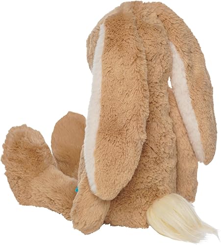 Miniatura 3 de Manhattan Toy Willow The Coffee & Beige Snuggle Bunnies - Animal de peluche de 12 pulgadas con detalles bordados