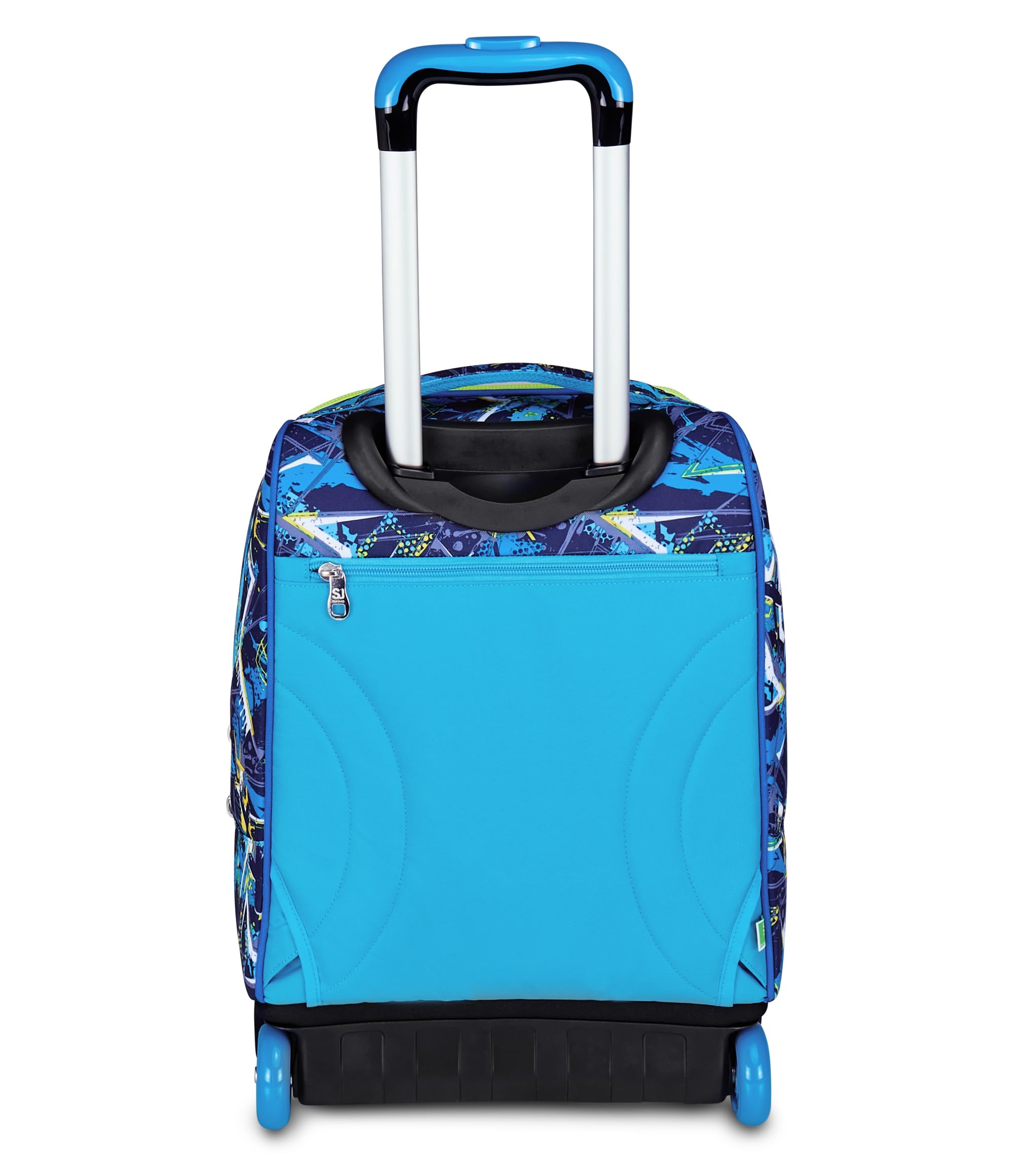 SJ GANG STYLE JAM GANG Trolley Scuola Fisso, Blu, 2 in 1, Doppio Uso, Trolley e Zaino, Zaino Scuola Elementare, Bambino