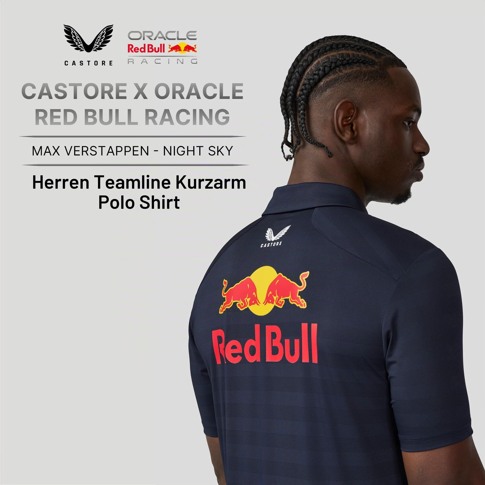 Castore Herren Red Bull Racing F1 Team Driver Polo Polohemd (1er Pack)