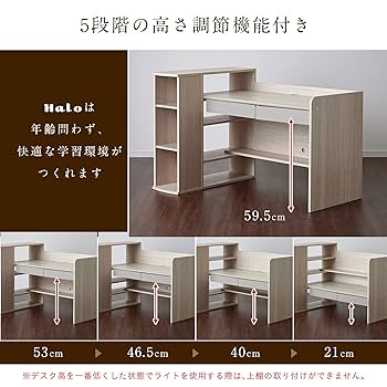 Amazon.co.jp: スマート・アイ(smart-i) ツインデスク Halo 学習