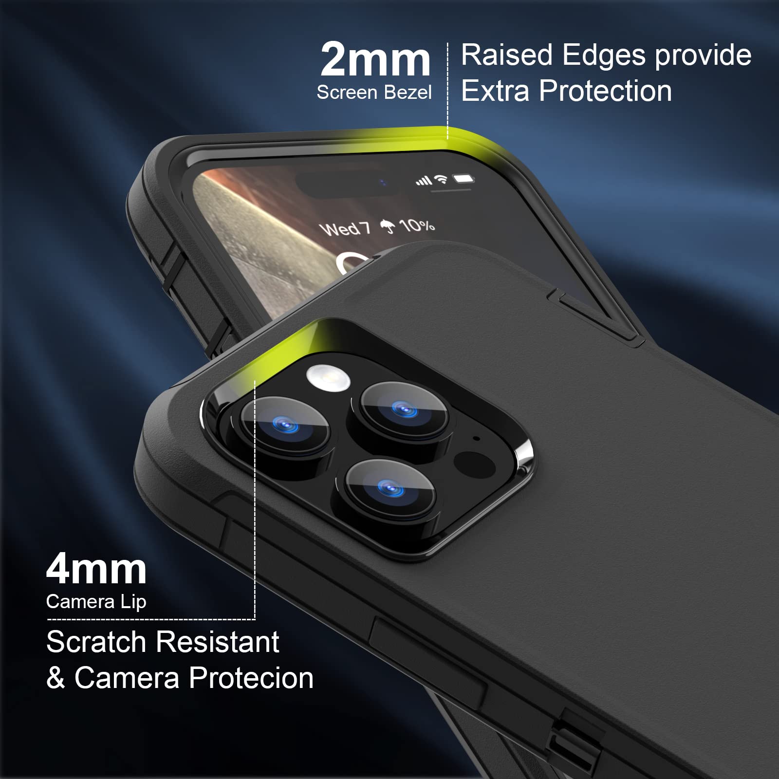 Amazon.com: Case Compatible with iPhone 14 Pro Max, Heavy Duty