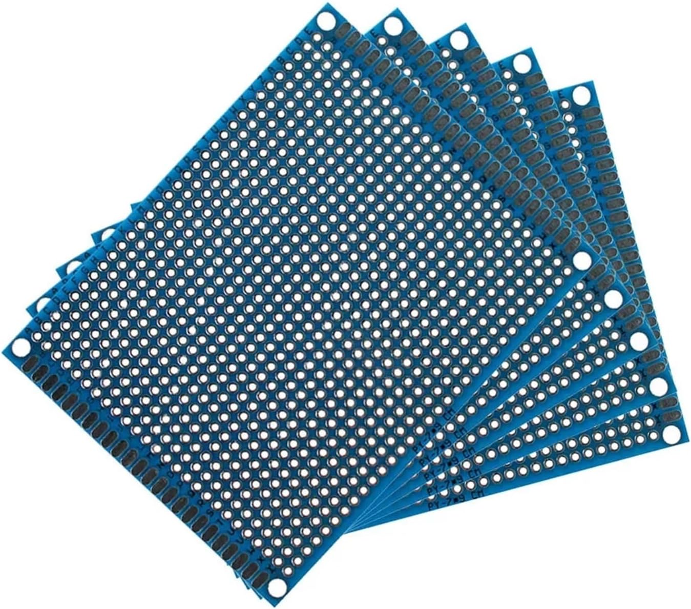 5PCS 3x7 5x7 7x9cm Double Side PCB Prototype Board Copper Plate Universal Protoboard DIY Prototyping Printed Circuit(5pcs 5x7CM)