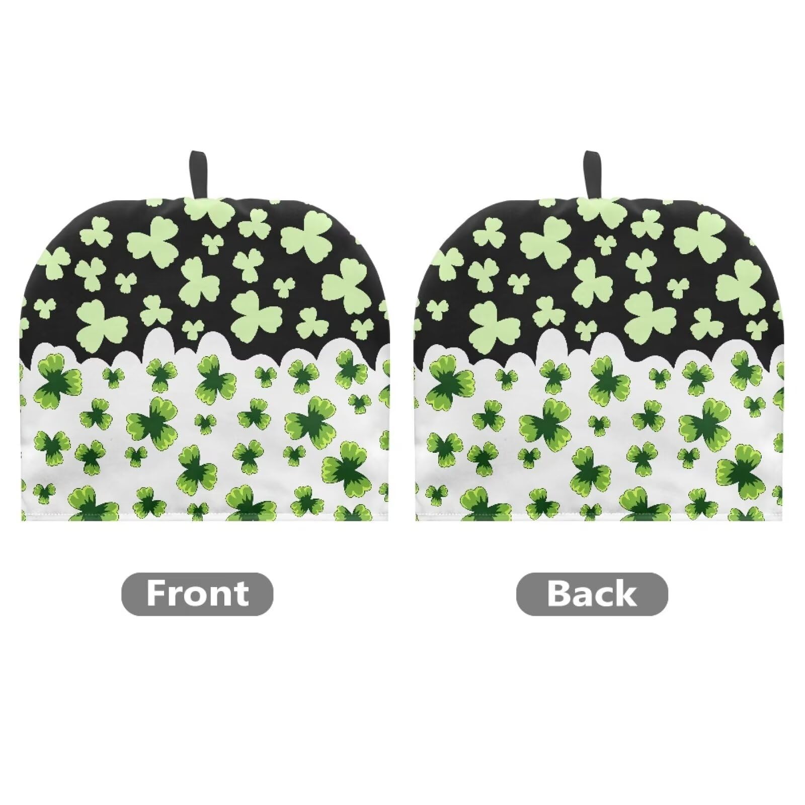 Flashideas Clover Tea Cozy Teapot Insulation Cover Kettle Dust Cover Fabric Tea Pot Cover Portable Easy to Clean Kettle Protective Kitchen Accessory for Home Kitchen Office Holiday Party Decor
