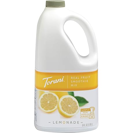 Torani Real Fruit Smoothie Mix: Lemonade Flavor Enchantment