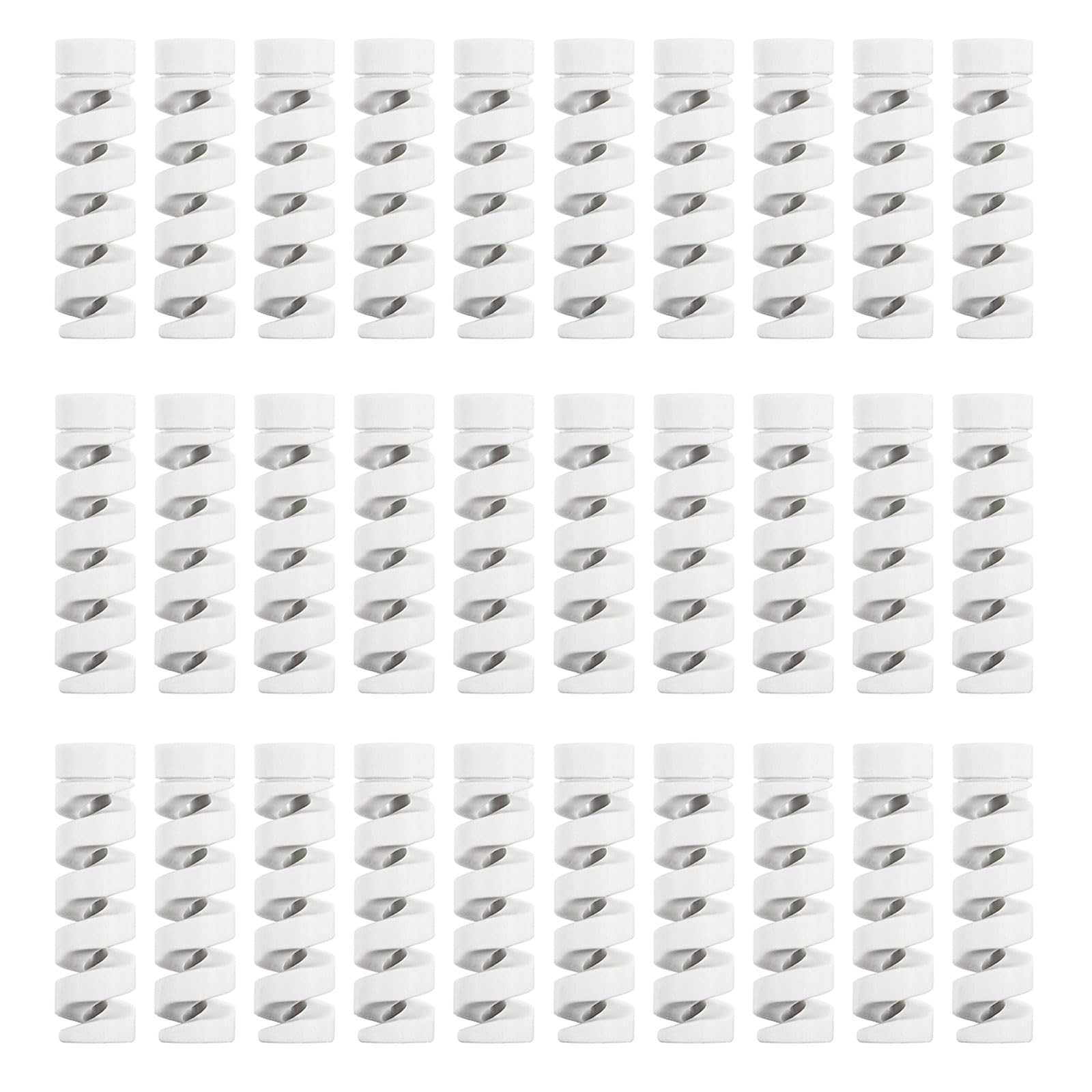 FGDTREE 30Pcs Charging Cable Saver Sleeve Spirals Cable Protectors Wire Protective Sleeve Silicone Cord Saver Cable Protector Accessory