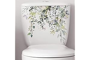 Vivacious Oasis for Your Shower Sanctuary: Green Leaf Floral Shower Door Decals
