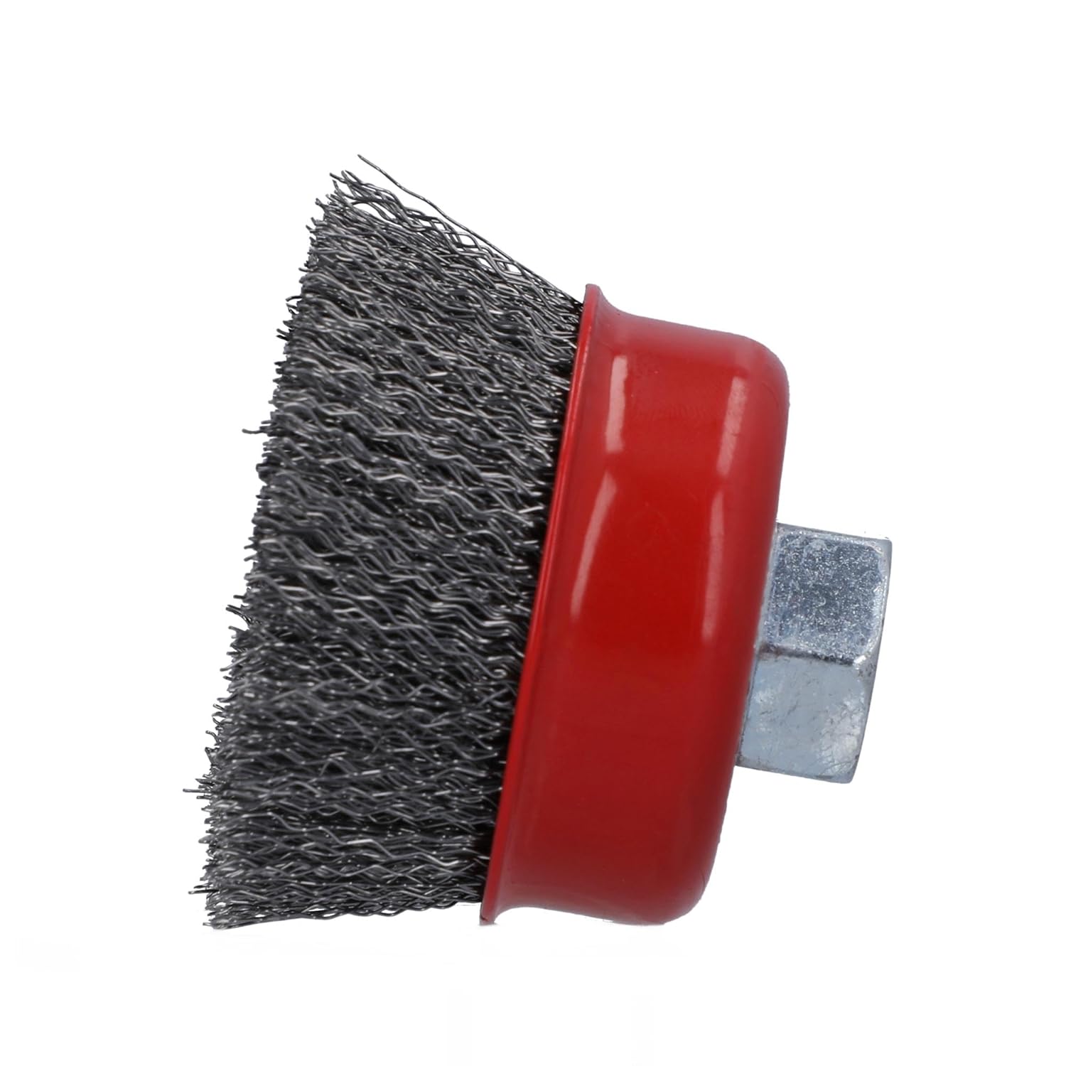 Norton Wire Brush, Clipper 3" Wire Cup Brush for Angle Grinder, Carbon Steel Metal Brush for Cleaning, Crimped Wire Metal Brush, Pack of 1
