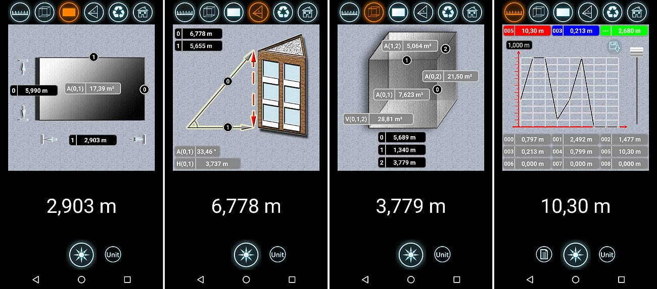 Télémètre laser 5 cm / 30 m à fonction bluetooth et écran LCD [AGT Professional]
